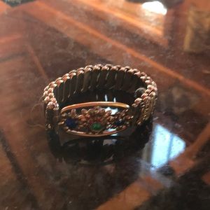 Vintage rose goldfilled one of a kind stretch bracelet